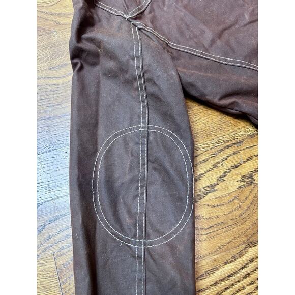 Boden Women’s Waxed Cotton Utility Jacket Brown Military Size 8 - Picture 13 of 16